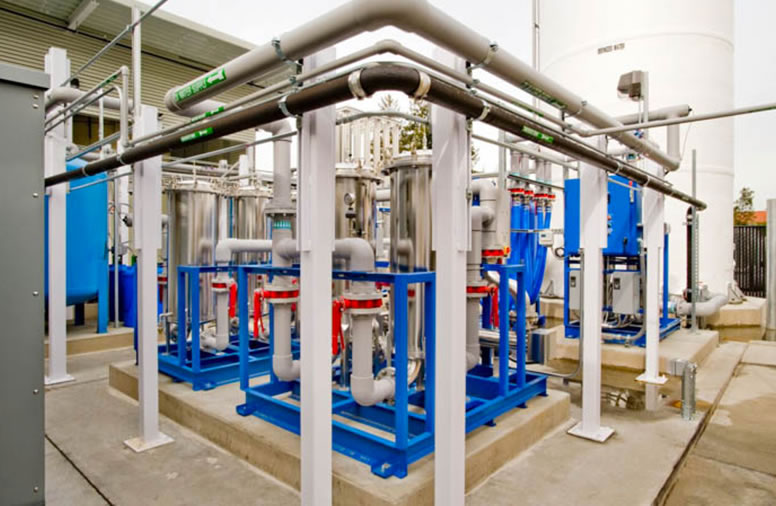 Industrial water treatment for aluminum company
